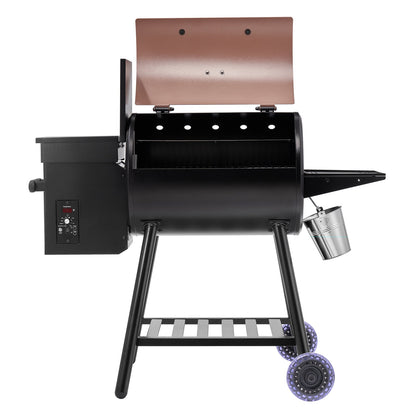 Wood Pellet Grill Smoker Outdoor Electric BBQ Grill